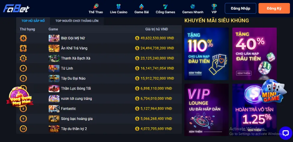 Khuyến Mãi Casino 88clb88 win